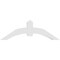 Ekena Millwork Archdale Architectural Grade PVC Gable Bracket, 60"W x 20"H x 4"D x 6"F, 8/12 Pitch GBP060X20X0406ARC00 - alternate 4